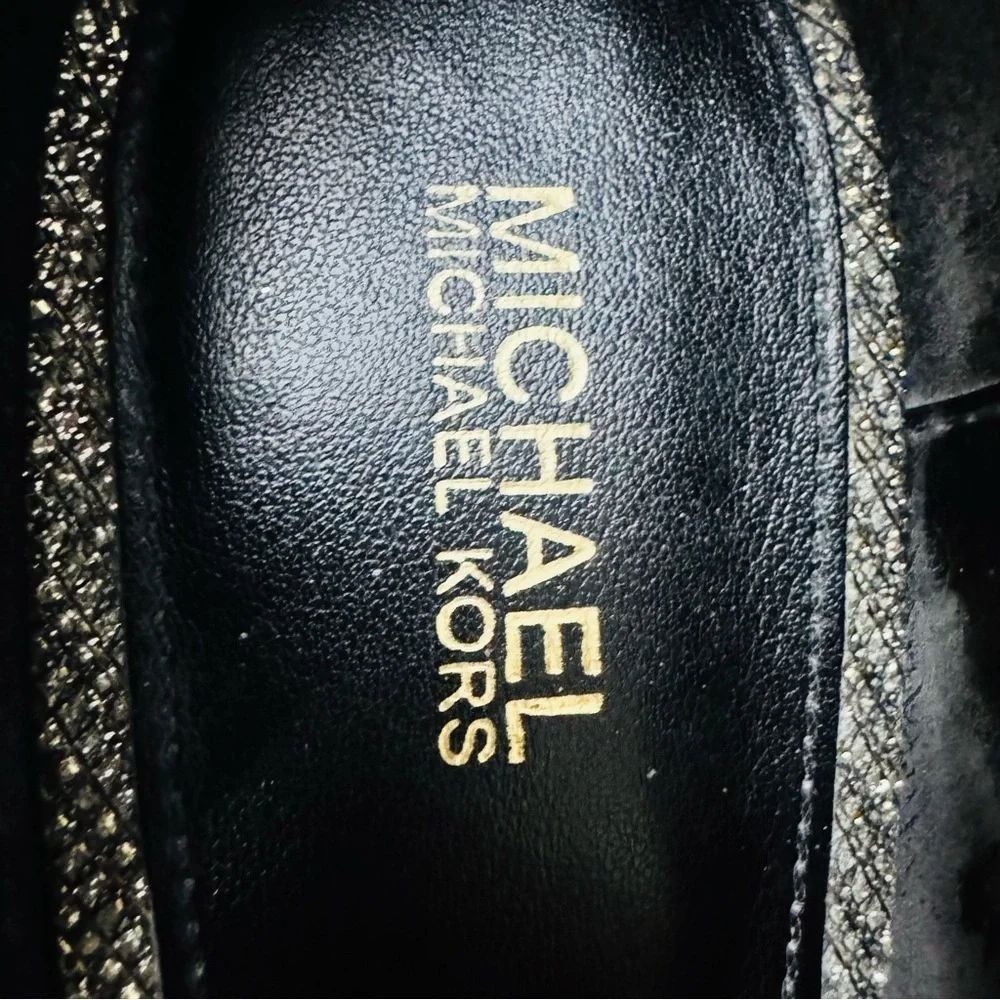 Michael Kors Gold Pointed-Toe Heels
